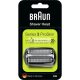 Braun Series 3 Elektrorasierer Ersatzkopf, kompatibel mit allen Series 3 ProSkin Elektrorasierern 32B Schwarz