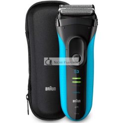   Braun Series 3 ProSkin 3045s Fóliás Borotva Trimmer Fekete, Kék