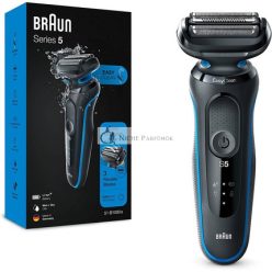   Braun Series 5 Herren Elektrorasierer EasyClean Nass & Trocken Wiederaufladbar Kabellos 51-B1000s Blau