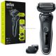 Braun Series 5 Herren Elektrischer Rasierer und Barttrimmer mit EasyClick Zubehör, EasyClean, Nass & Trocken, Wiederaufladbar & Kabellos - Weiß