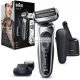Braun Series 7 71-S7500cc Nass- und Trockenrasierer Schwarz/Silber 3-Klingen Schneidsystem