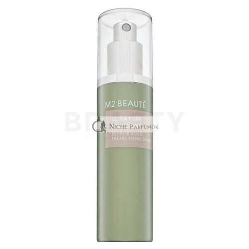 M2 Beauté Ultra Pure Solutions élénkítő szérum Pearl & Gold Facial Nano Spray 75 ml