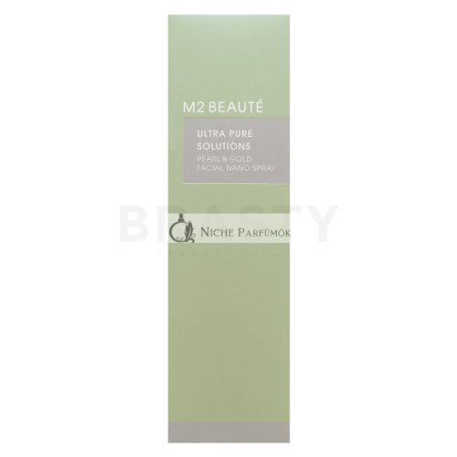 M2 Beauté Ultra Pure Solutions élénkítő szérum Pearl & Gold Facial Nano Spray 75 ml