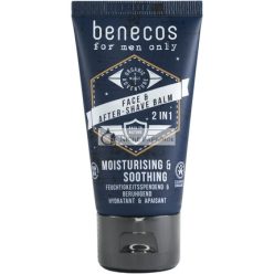   Benecos Biokozmetikum 2in1 Arc- és Borotválkozás Utáni Balzsam, 50ml