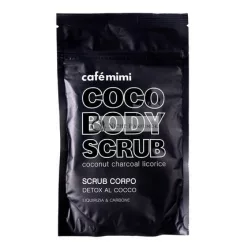 Kokosnuss Aktivkohle und Süßholz Körperpeeling, 150 g