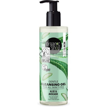 Organikus Bolt Kímélő Tisztító Gél Minden Bőrtípusra Avokádóval és Aloe Verával, 200ml