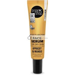   Organic Shop Hidratáló Arcszérum Száraz Bőrre Sárgabarackkal és Mangóval, 30ml