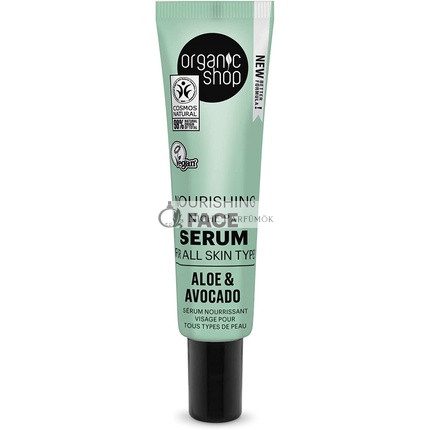 Organikus Bolt Tápláló Arcszérum Avokádóval és Aloe-val Minden Bőrtípusra 30ml