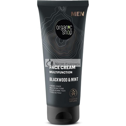 ORGANIC SHOP Férfi Fekete Fa Arckrém Multifunkcionális 75ml