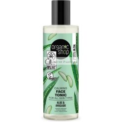  Organic Shop Beruhigendes Gesichtstonikum mit Avocado und Aloe für alle Hauttypen, 150ml