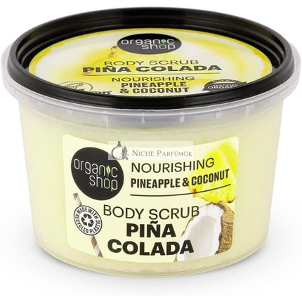 Organic Shop Nährende Pina Colada Körperpeeling Ananas & Kokos 250ml