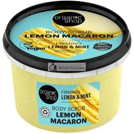 Organikus Bolt Firmáló Citrom Macaron Testradír, 250 ml