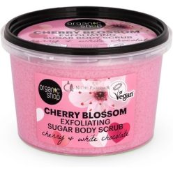   Organikus Bolt Cseresznye Virág Hámlasztó Cukor Testápoló 250g Cseresznye & Fehér Csokoládé