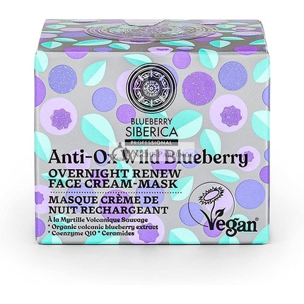 Natura Siberica Anti-OX Vadáfonyás Éjszakai Megújító Arckrém-Maszk