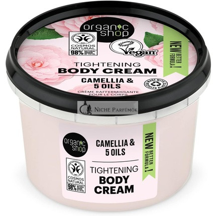 Organikus Bolt Testápoló Krém Japán Kamélia & 5 Olaj 250ml