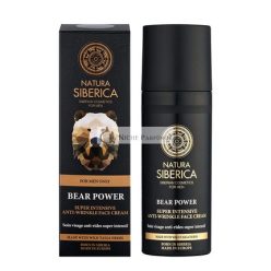   Natura Siberica For Men Only Bear Szuper Intenzív Erő Anti-Ránc Arcápoló Krém, 50ml