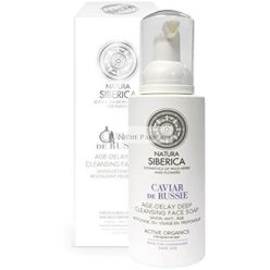   Natura Siberica Kopenhagen Altersverzögerung Kaviar aus Russland Tiefenreinigende Gesichtsseife, 175ml