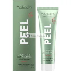   MÁDARA Bio-Hautpflege AHA Gesichtspackung, 60ml, mit Fruchtsäuren, Vitamin C und Milchsäure