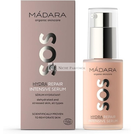 MADARA Organikus Bőrápolás SOS Hydra Repair Intenzív Szérum, 30ml