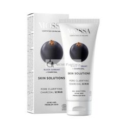   Mossa Bőrápoló Exfoliáló Tisztító Szén Fekete Ribizli 60ml