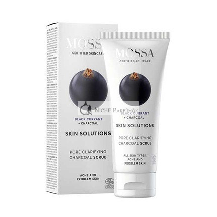 Mossa Bőrápoló Exfoliáló Tisztító Szén Fekete Ribizli 60ml