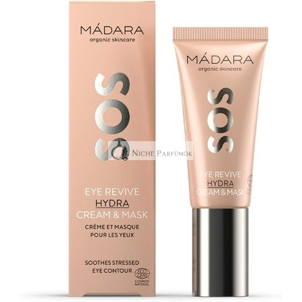 Mádara SOS Szem Revitalizáló Krém és Maszk, 20ml
