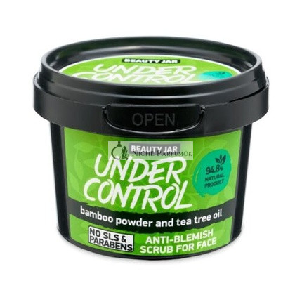 Beauty Jar Unter Kontrolle Gesichtspeeling für zu Akne neigende Haut