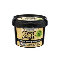   Beauty Jar Crème Brulee Gyengéd Peeling Kókuszolajjal és Cukorpúderrel 120g,