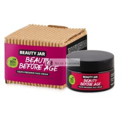   Beauty Jar Beauty Before Age Ifjúságmegőrző Arcápoló Krém Centella Asiatica, Acmella Virág Kivonattal és Avokádó Olajjal, 60ml