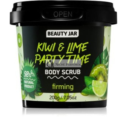 Beauty Jar Kiwi Lime Party Time - Körperpeeling, 200 g