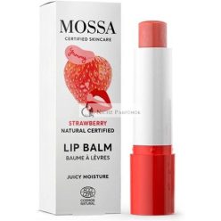 MOSSA Erdbeer Lippenbalsam Saftige Feuchtigkeit