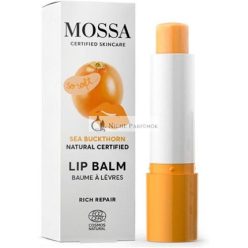   MOSSA Sanddorn Lippenbalsam mit Reichhaltiger Reparaturwirkung