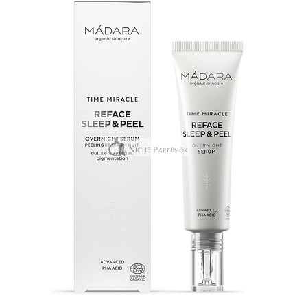 Mádara Time Miracle Reface Sleep & Peel Éjszakai Szérum, 30ml