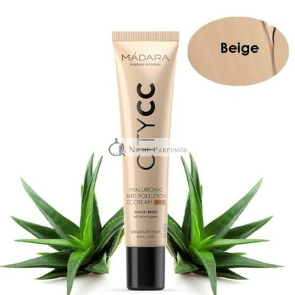 Madara Bio Hyaluronsav Anti-Pollution CC Krém SPF15 Bézs 40ml