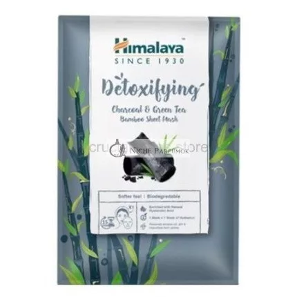 Himalaya Entgiftende Maske auf Stoff mit Aktivkohle und Grünem Tee 30ml