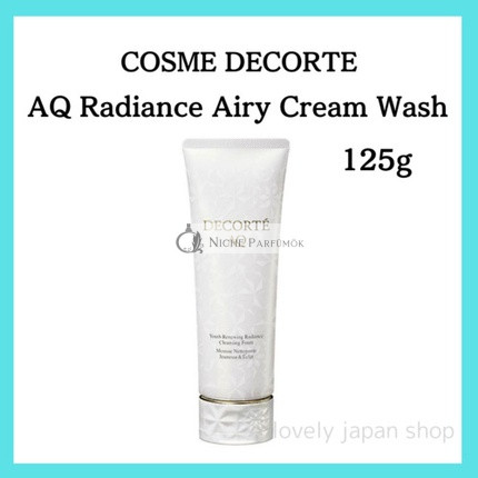 COSME DECORTE AQ Radiance Airy Krémmosó 125g Pórus Öregedésgátló