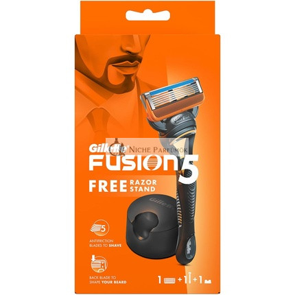 Gillette Fusion5 Rasierer für Männer, 1 Rasierklingen-Nachfüllung, 1 Stück