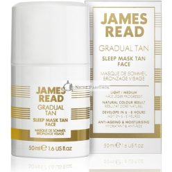   James Read Alvás Maszk Éjszakai Fokozatos Barnító Gél Az Archoz Világos Közepes Árnyalat 50ml