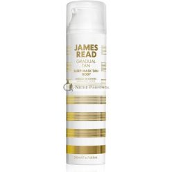   James Read Alvó Maszk, Fokozatos Barnító Gél a Testre, 200ml