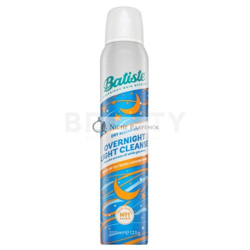 Batiste Overnight Light Cleanse száraz sampon gyorsan zsírosodó hajra 200 ml