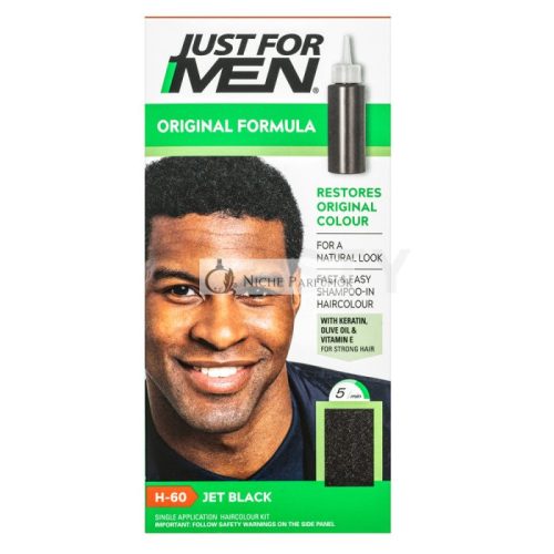Just For Men Autostop Hair Colour színező sampon férfiaknak H60 Natural Jet Black 35 g