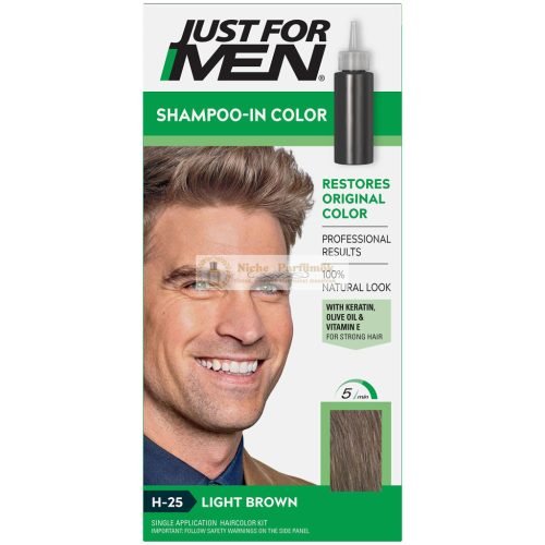Just For Men Gel Color hajfesték férfiaknak H25 Light Brown