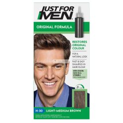   Just For Men Gel Color hajfesték férfiaknak H30 Light Medium Brown