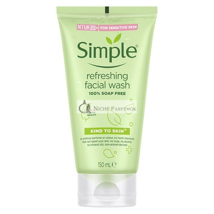 Simple Refreshing Facial Wash Gel Sensitive Skin, 150ml