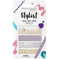   Elegáns Touch Köröm Stylist Fémes Köröm Művészeti Szalag