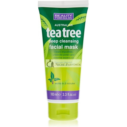 Beauty Formulas Australisches Teebaum Tiefenreinigungs-Gesichtsmask