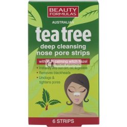   Beauty Formulas Australische Teebaum-Tiefenreinigungs-Nasenstrips