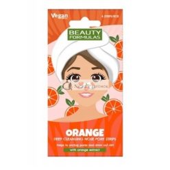   Beauty Formulas Tiefenreinigende Nasen-Pflaster Orange - 6 Stück