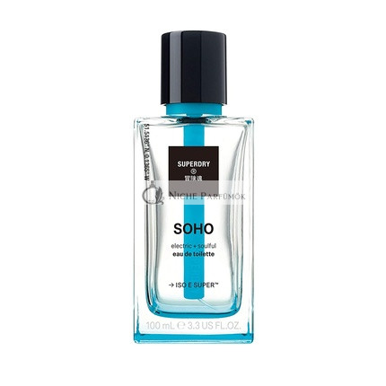 Superdry SOHO Eau de Parfum férfiaknak, 100ml