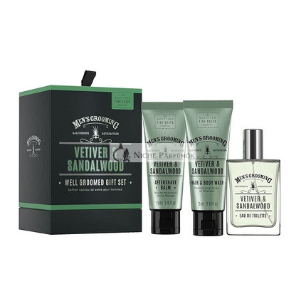Luxus Geschenkset mit Vetiver EDT - 4er Pack
